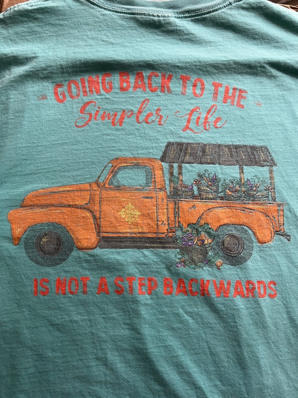 Comfort Colors Simpler Life T-shirt Size L